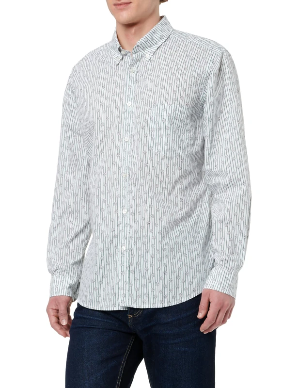 BOSS Men's Rickert_M Shirt, Natural104, S