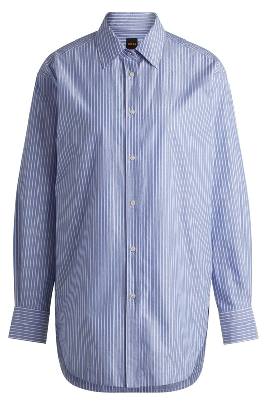 BOSS Women's C_bostucci_6 Blouse, Dark Blue403, 10