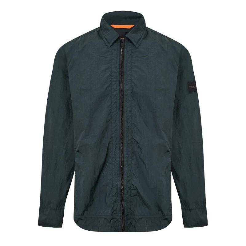 BOSS Men's Leejay_1_m Shirt, Open Green350, 3XL