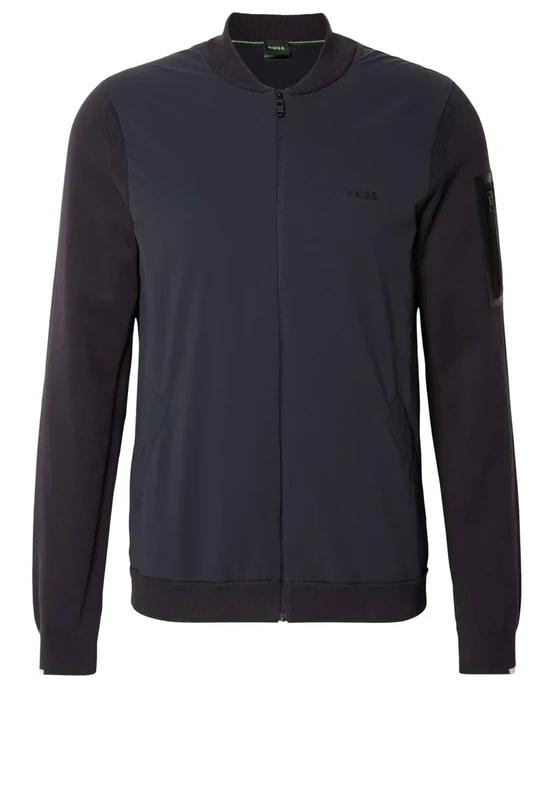 BOSS K_Ever-x_hy Men's Knitted Jacket, Dark Blue402, XL