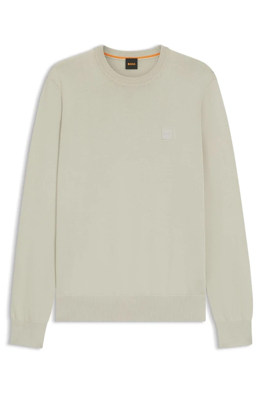 BOSS Mens Kanovano Jumper Light Beige M