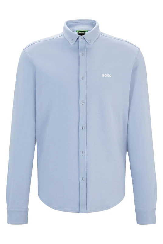 BOSS Men's B_Motion_l Shirt, Open Blue498, M