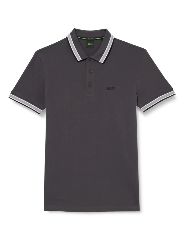 BOSS Men's Paddy Polo, Dark Grey27, XS