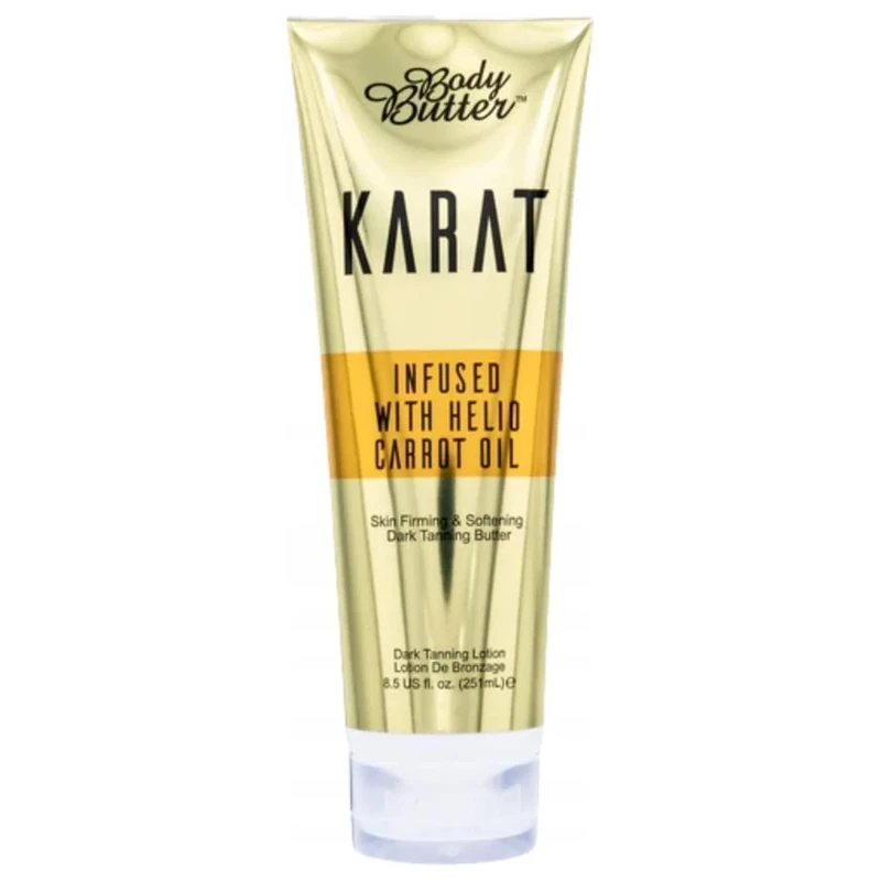 Body Butter Karat Accelerator 250ml -Infused With Helio Carrot Oil - Natural Glow, Hydration & Skin Nourishment | Moisturizing Cream for Radiant Skin | Shea Butter, Vitamin E, and Essential Oils