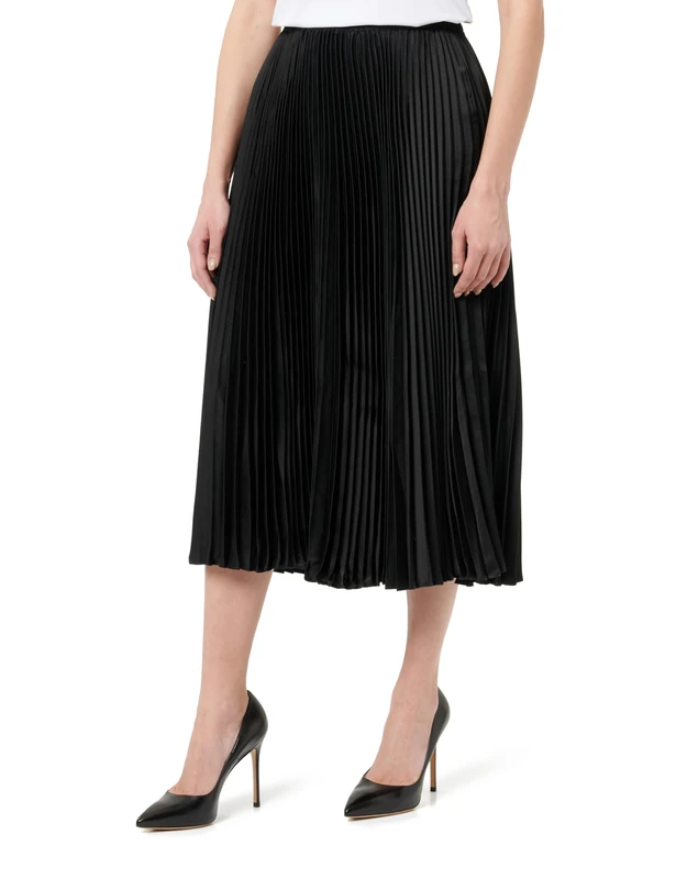 BOSS Women's C_vlysola Skirt, Black 1, XL