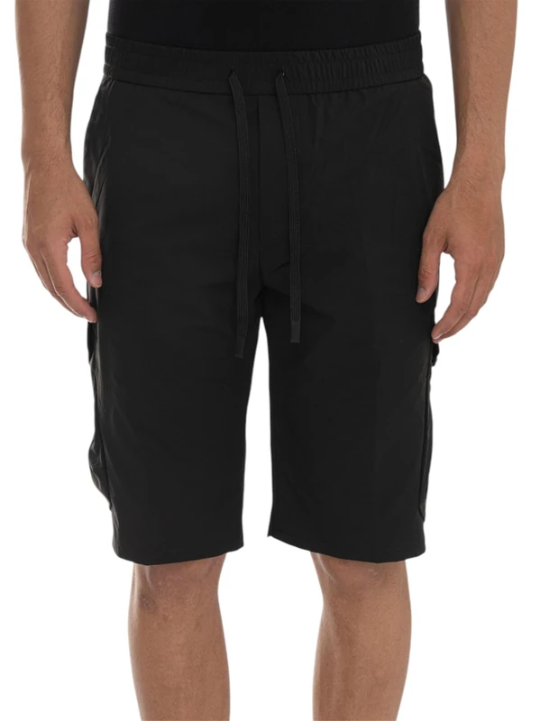 BOSS Men's S_Urbanex-Cargo Trousers_Flat, Black1,