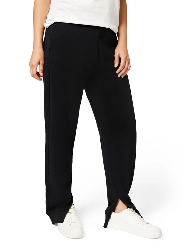 BOSS C_enna_Slit Women's Jersey Trousers, Blue400, M