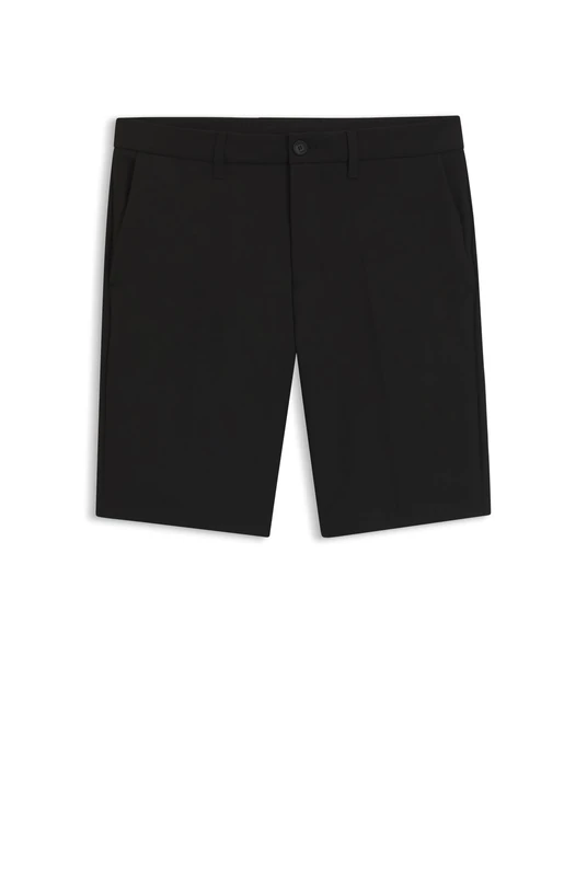 BOSS Men's S Commuter Slim-Fit Shorts Made of Water-Repellent Stretch Fabric, Black 1, 102