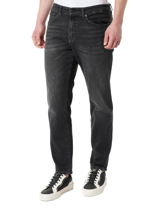 BOSS Men's Onyx Bo Jeans_Trousers, Charcoal19, 42 W/34 L