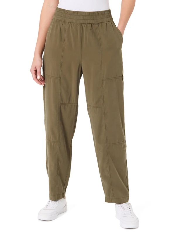 BOSS Women's Trousers, Dark Green303, 12