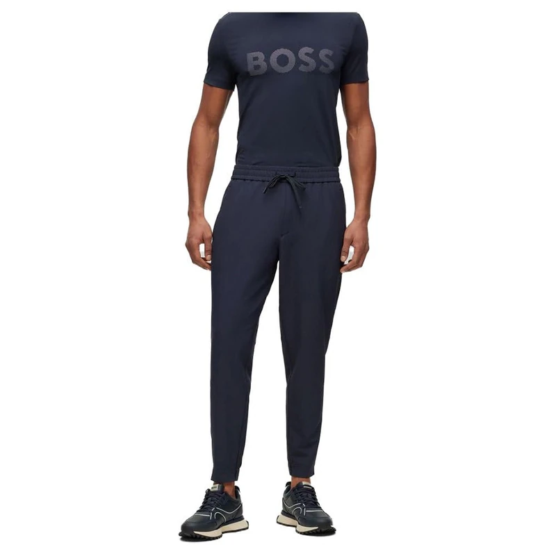 BOSS Men's T_Flex Trousers_Flat, Dark Blue402, 42 - Image 1