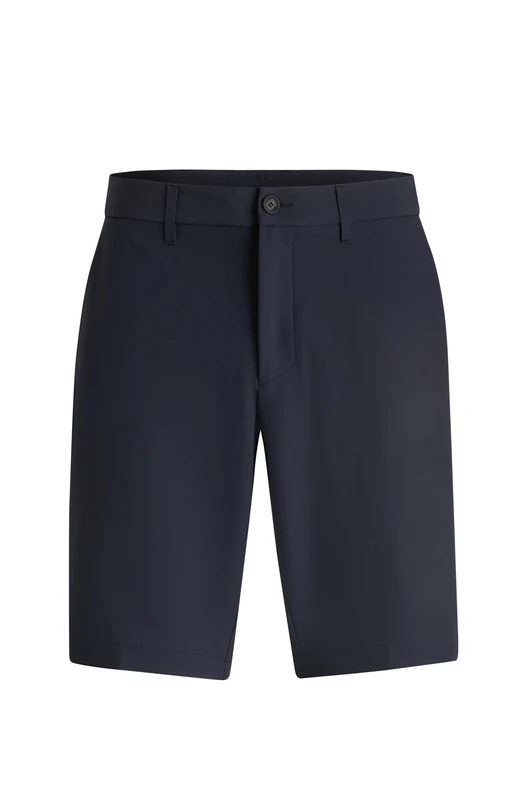 BOSS Men's S Commuter Slim-Fit Shorts - Dark Blue 402