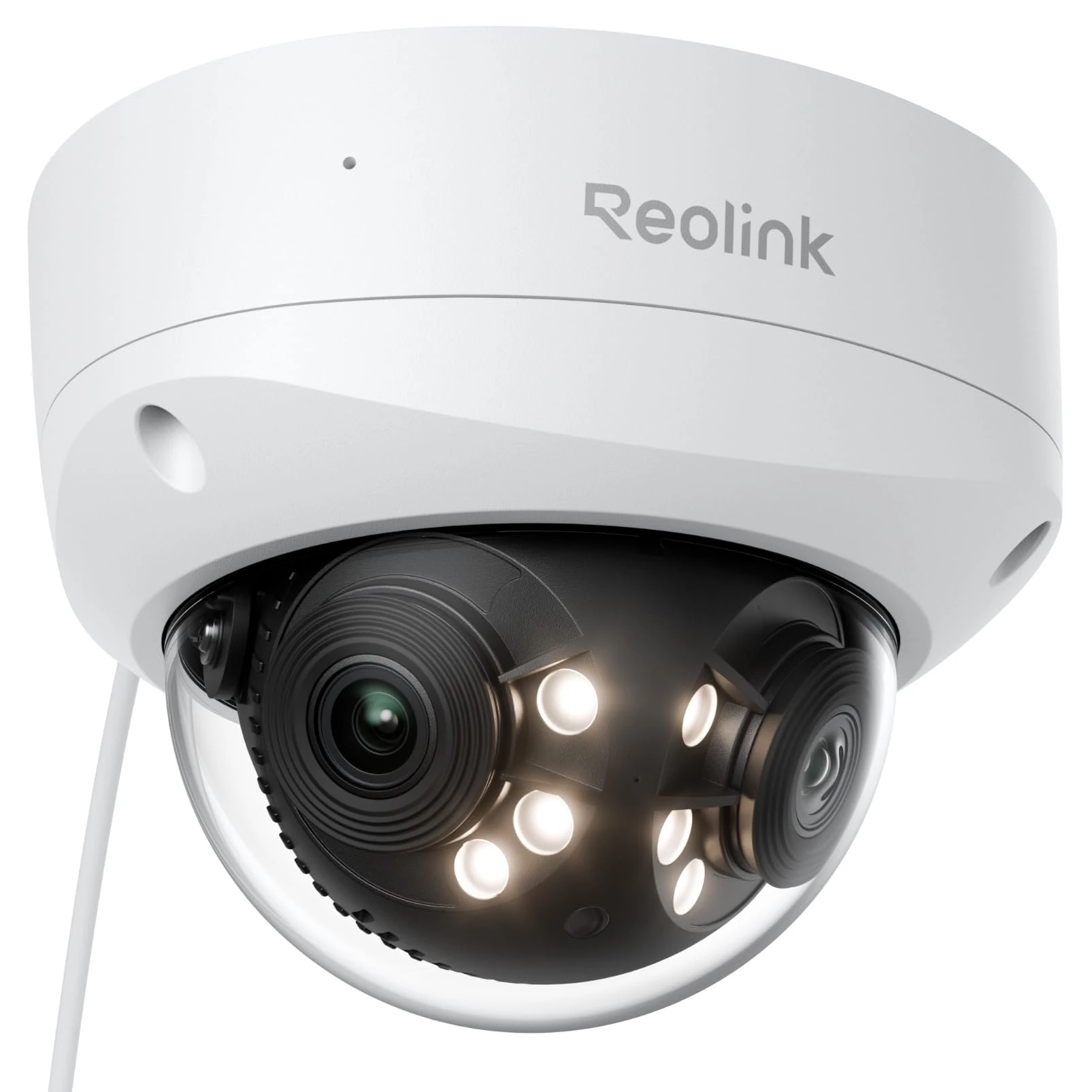 Reolink 16MP UHD 180° Panoramic Dual-Lens PoE Security Camera, Motion Track, Color Night Vision, Spotlights, Smart Detection & Alerts, Two-Way Audio, IK10 Vandal-Proof, IP67 Weatherproof, Duo 3V PoE