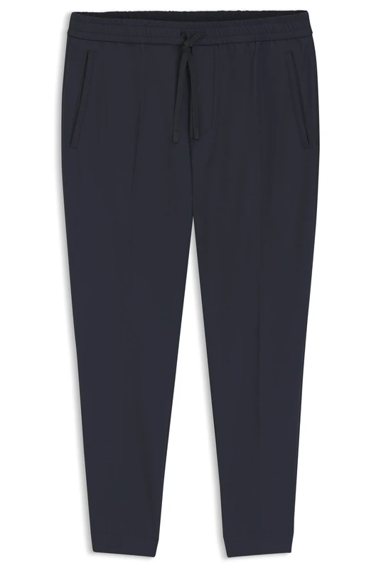 BOSS Men's T_Flex Trousers_Flat, Dark Blue402, 46
