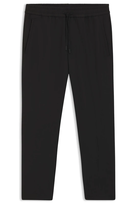BOSS Men's T_Flex Trousers_Flat, Black 1, 42