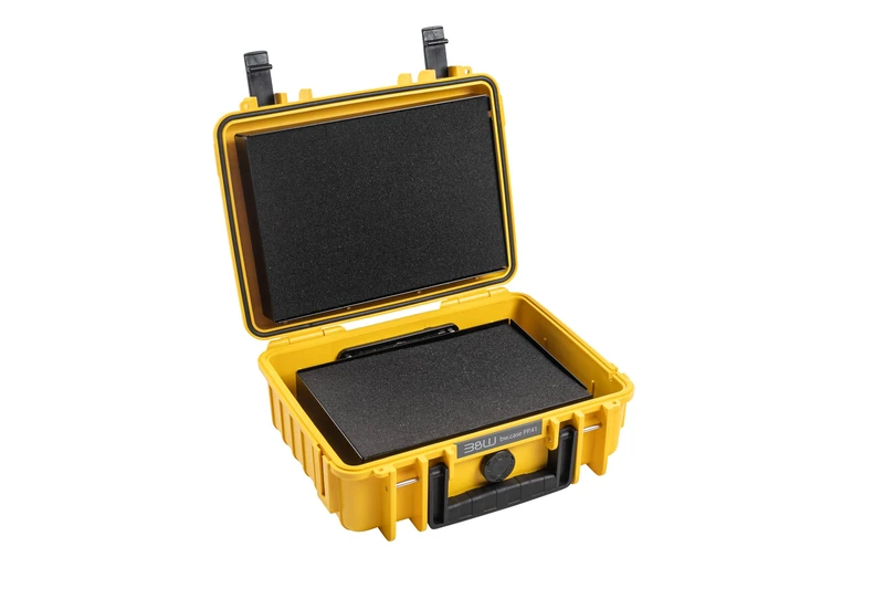 B&W International B&W Battery Case 908.08 Yellow for Lithium-Ion Batteries, Yellow, 27 x 22 x 11 cm, Battery.case 908.08