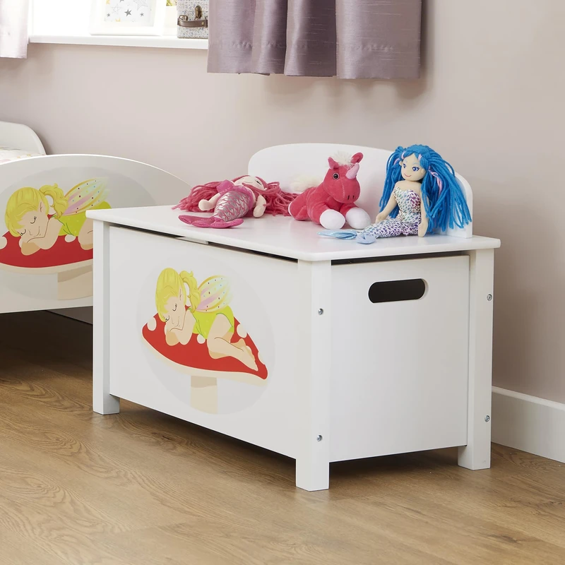 Liberty House Toys Kid's Wooden Fairy Toy Box