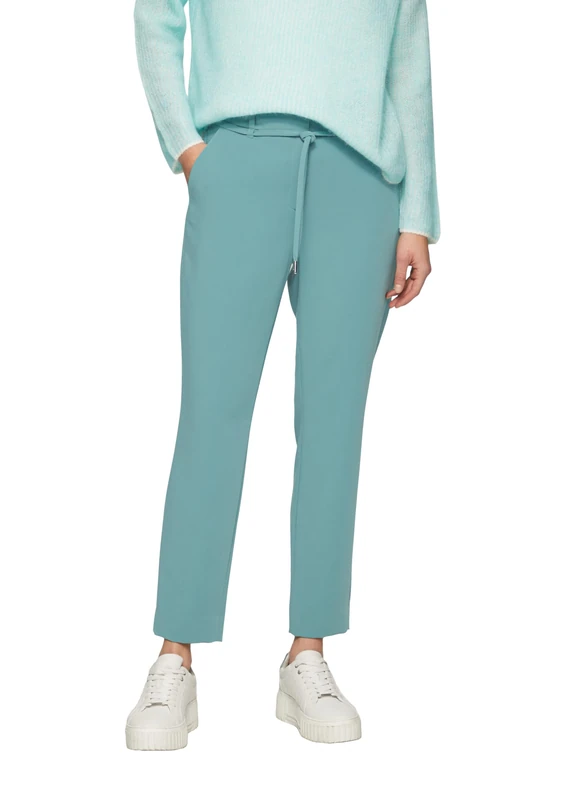 s.Oliver BLACK LABEL Women's 2157171 Long Trousers, Slim fit, 6702, 14