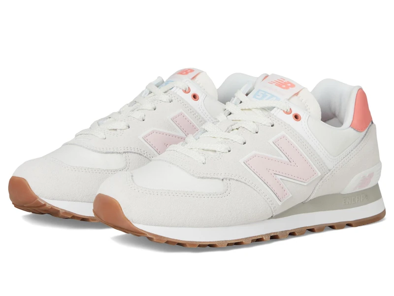 NEW BALANCE Womens 574 Sneaker, Reflection Pink, 9 UK - Image 1