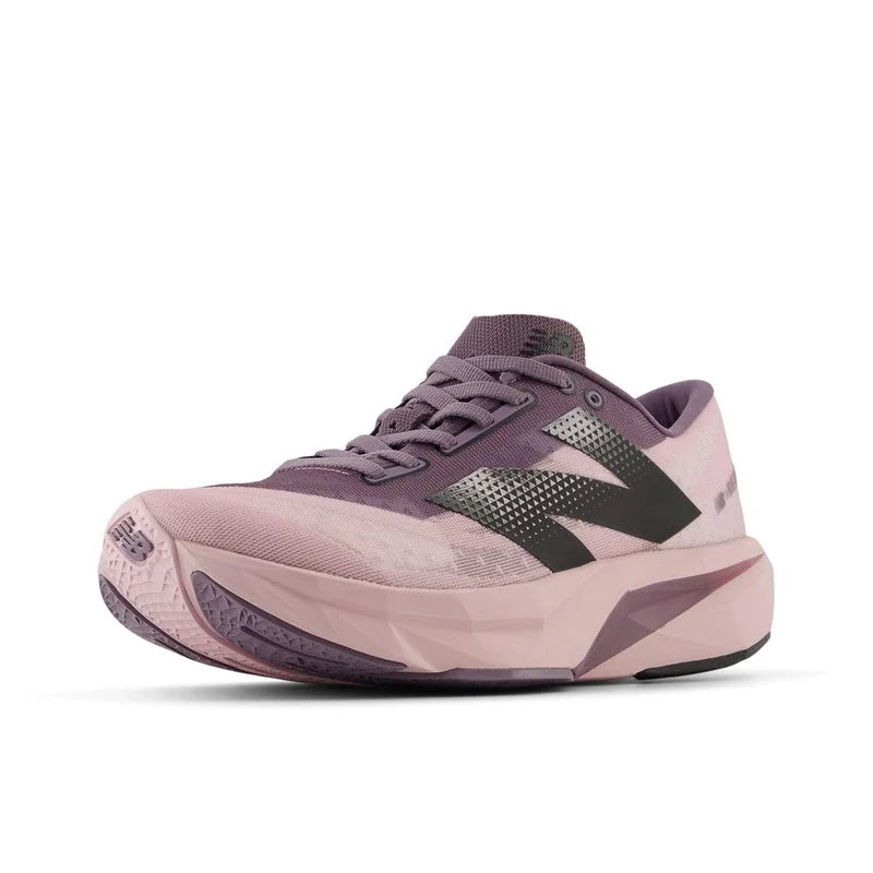 New Balance Women's FuelCell Rebel V4 Running Shoe, Twilight Haze/Dark Ice Wine/Black, 8.5