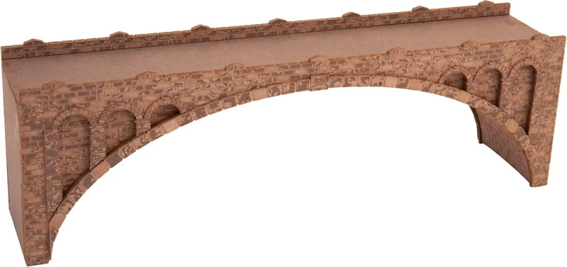 NOCH® Stone Arch Bridge, Laser-Cut Model Building Bridge Kit, 18.5 x 4 cm for N Gauge Perfect for Landscaping and Dioramas