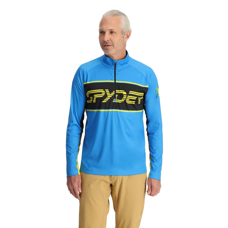 Spyder PARAMOUNT 1/2 ZIP, Men's, Aether Blue, XL