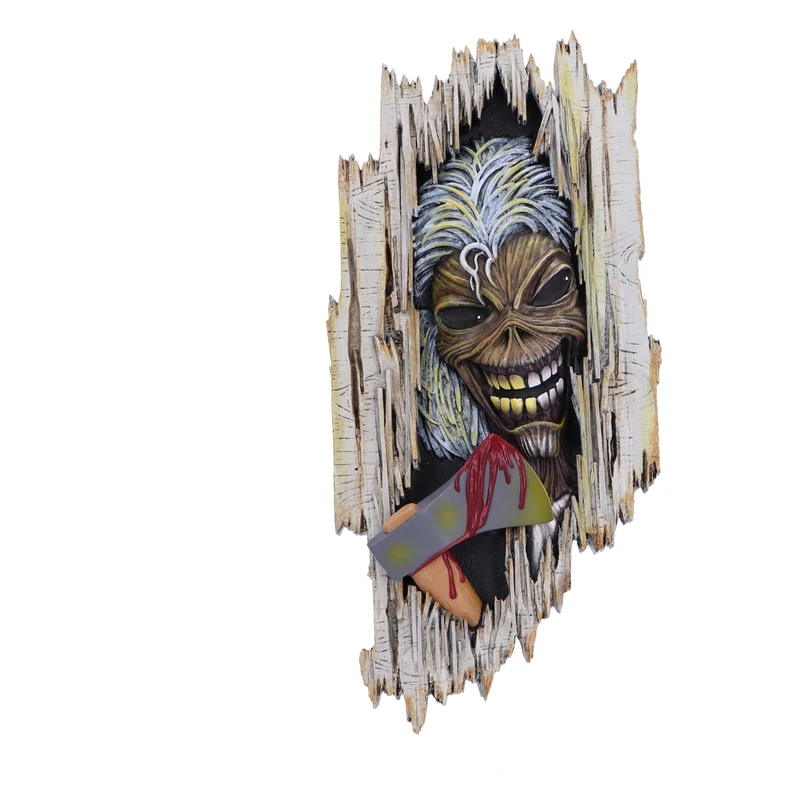 Nemesis Now Iron Maiden Killers Wall Plaque - 30.5cm Cream Resin, Official Merchandise, Killers Album Wall Ornament, Iron Maiden Home Decor, Cast in Finest Resin, Expertly Hand-Painted