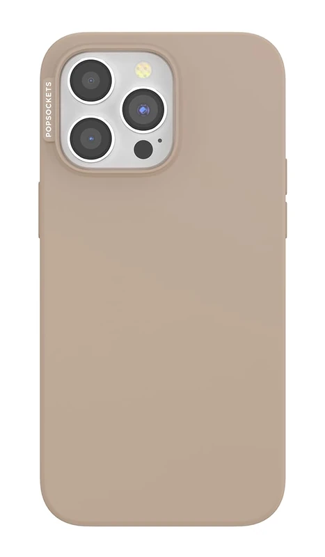 PopSockets iPhone 15 Pro Max Case Compatible with MagSafe, Phone Case for iPhone 15 Pro Max, Wireless Charging Compatible, Case Only - Latte