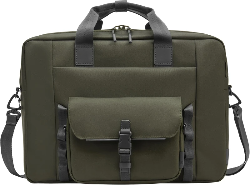HP 15.6-inch Modular Laptop Bag | 3 Bags in 1 – Bag, Sleeve and Pouch | 22L Total Capacity | Compatible With Laptops Up To 15.6 inch | Water Resistant | Multiple Pockets | Removable Strap | Green