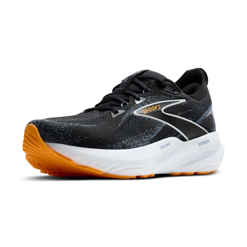 BROOKS 1104451D013 Glycerin 22 Men Black/Country Blue/Orange Pop UK 11.5