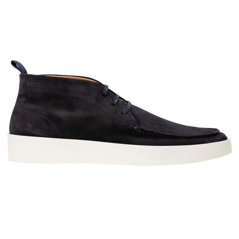 BOSS Men's Clay_desb_sdhs Desert_Boot, Dark Blue401, 12 UK