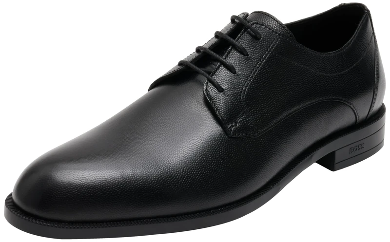 BOSS Men's Tayil_derb_grpr Derby, Black 1, 7 UK