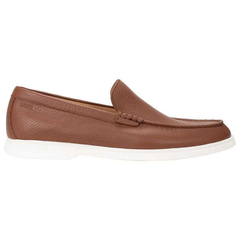 BOSS Men's Sienne_mocc_tbsf Moccasin, Medium Brown210, 6 UK