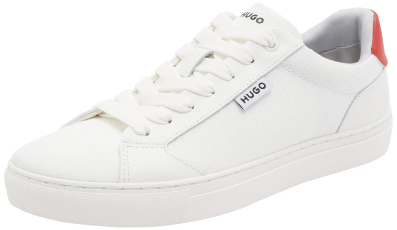 Hugo Women's Morrie_Tenn_cnvpu Sneaker, Open White166, 6.5 UK