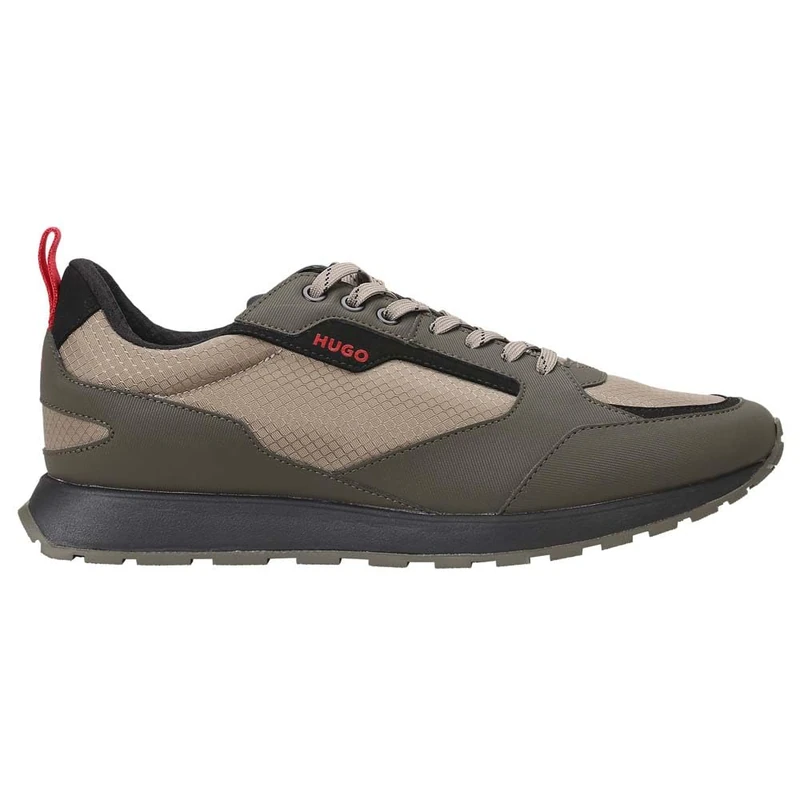 Hugo Men's Icelin_Runn_Puny Running, Open Green343, 10.5 UK