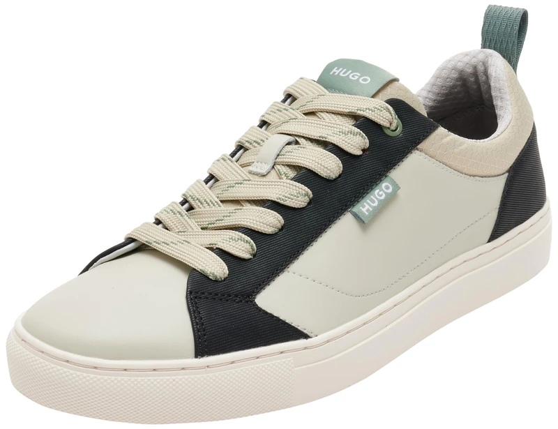 Hugo Men's Morrie_Tenn_alpu Tennis, Open Beige283, 11 UK - Image 1