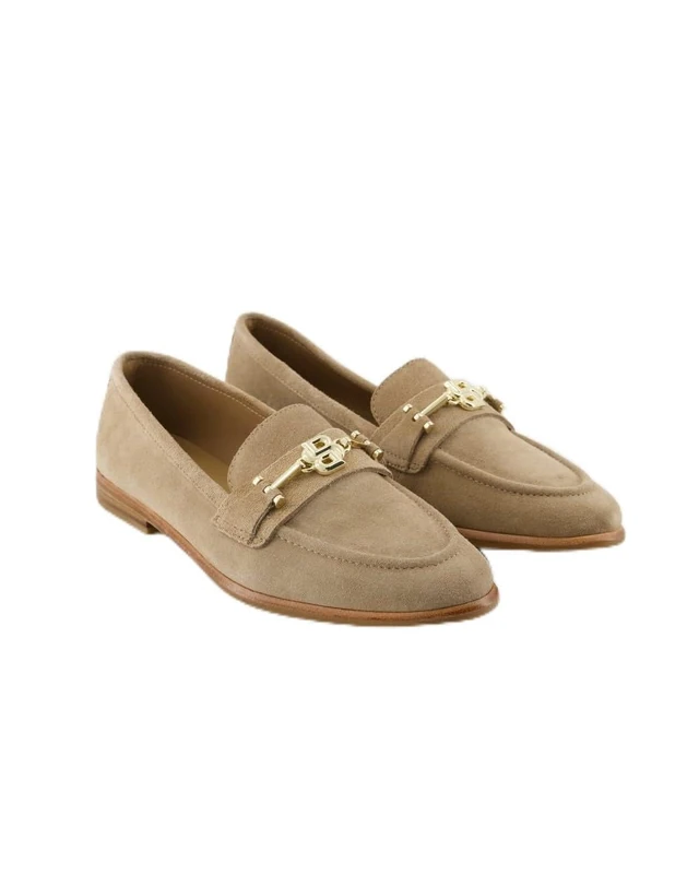 BOSS Women's Helyan SDHB Loafer_Flats, Medium Beige 269, 9 UK