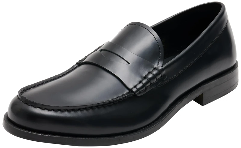 BOSS Men's Limber_mocc_BO Moccasin, Black 1, 5.5 UK