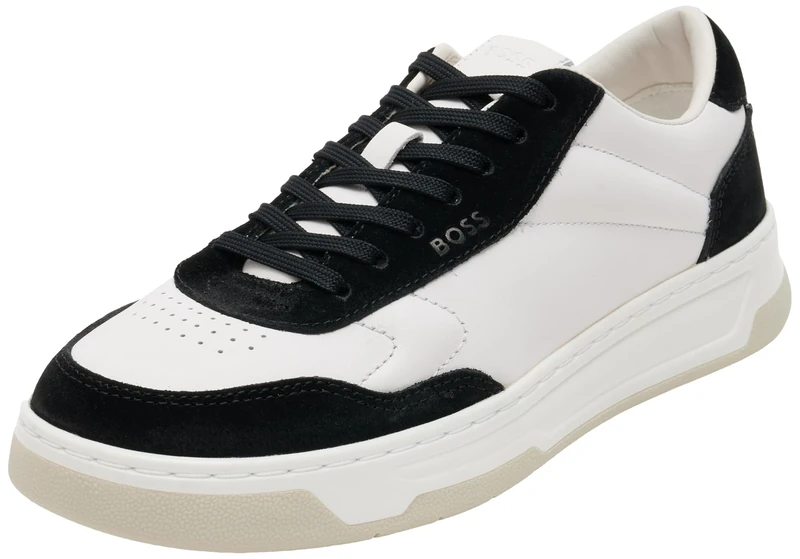 BOSS Women's Baltimore_Tenn_sdna2 Sneaker, Open White110, 5 UK