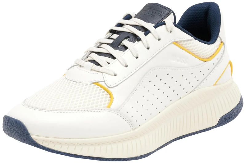 BOSS Men's Ttnm Evo_Runn_ps Running, Open White174, 5 UK