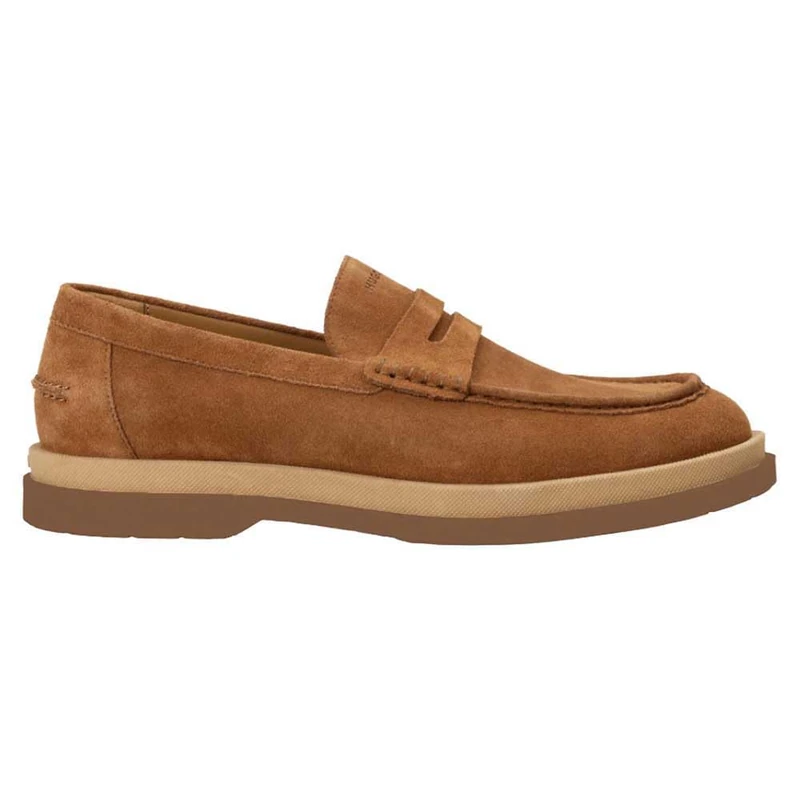 Hugo Men's Chaol_mocc_sd Moccasin, Beige Khaki250, 9.5 UK