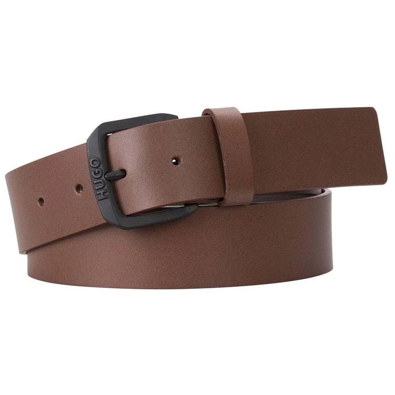 HUGO Men's Berker-b_sz40 Belt, Medium Brown210, 95