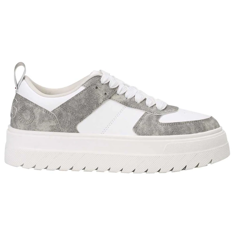 Hugo Women's Lyssa_Tenn_dnpu Sneaker, Open White120, 9 UK