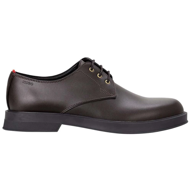 Hugo Men's Lenner_derb_al Derby, Dark Brown201, 9 UK