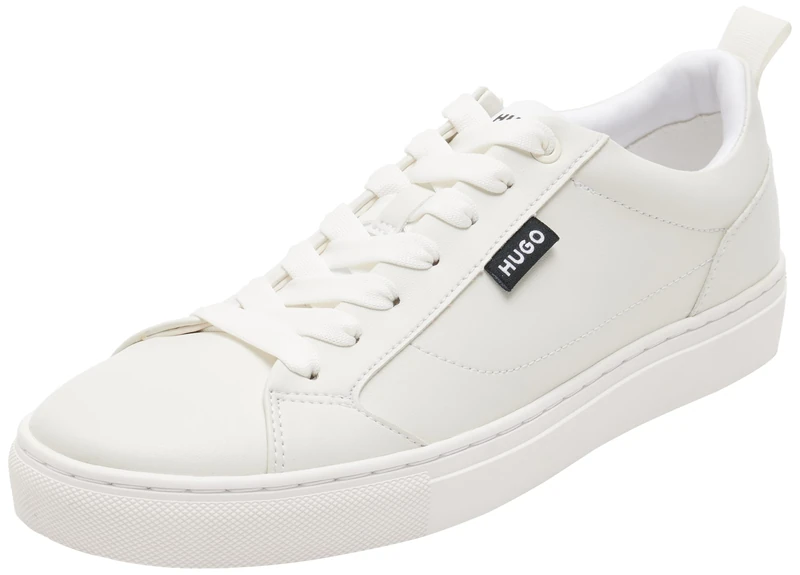 Hugo Women's Morrie_Tenn_napuw_n Sneaker, White100, 5 UK