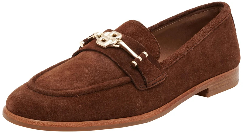 BOSS Women's Helyan SDHB Loafer_Flats, Medium Brown215, 8 UK