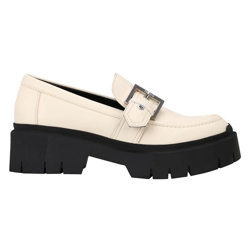 Hugo Women's Kris BKCLT Loafer_Flats, Light Beige272, 9 UK