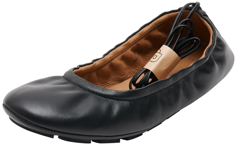 BOSS Women's Roxanne_Ballerina_na, Black 1, 6 UK
