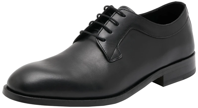BOSS Men's Limber_derb_lt Derby, Black 1, 5.5 UK
