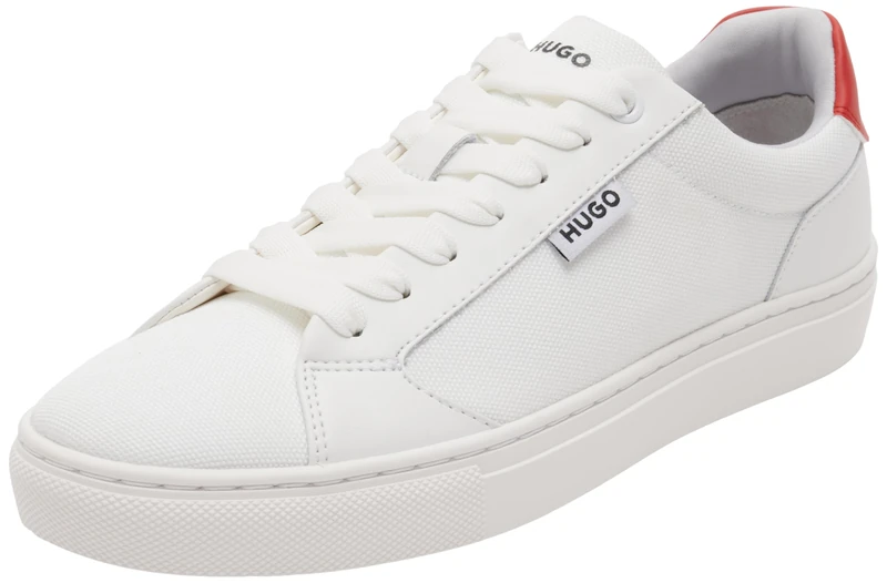 Hugo Women's Morrie_Tenn_cnvpu Sneaker, Open White166, 5 UK